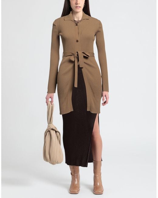 Erika Cavallini Semi Couture Natural Cardigan