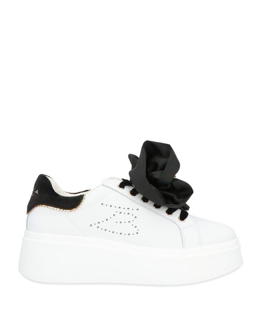Tosca Blu Black Sneakers Leather, Textile Fibers