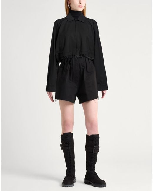DIESEL Black Jacket Polyester, Virgin Wool, Elastane