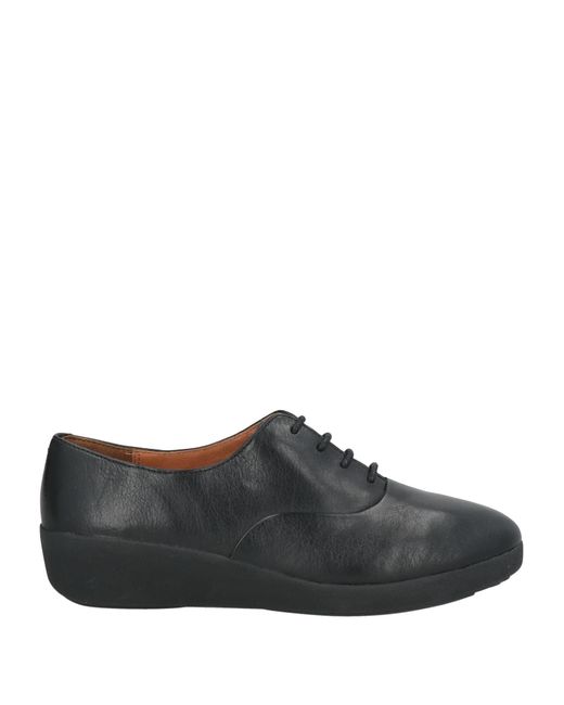 Fitflop Black Ff2 By Lace-Up Shoes Leather