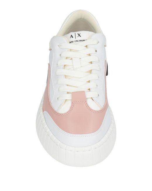 ARMANI EXCHANGE White Trainers