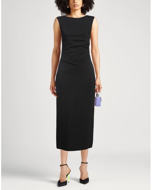 Caractere Black Midi Dress