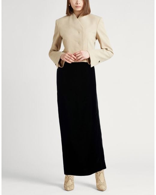 Wardrobe NYC Black Maxi Skirt Viscose, Cupro