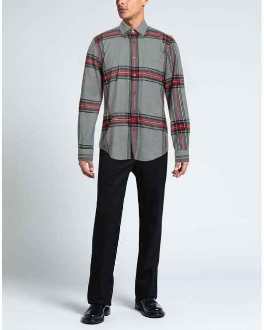 Camicia di Portuguese Flannel in Gray da Uomo