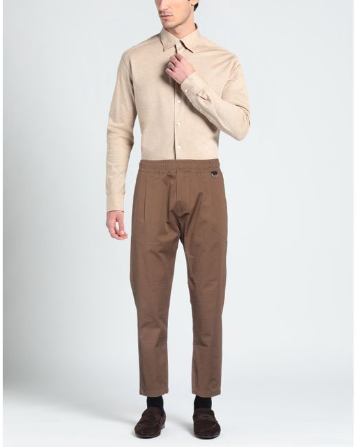 Pantalone di Low Brand in Brown da Uomo
