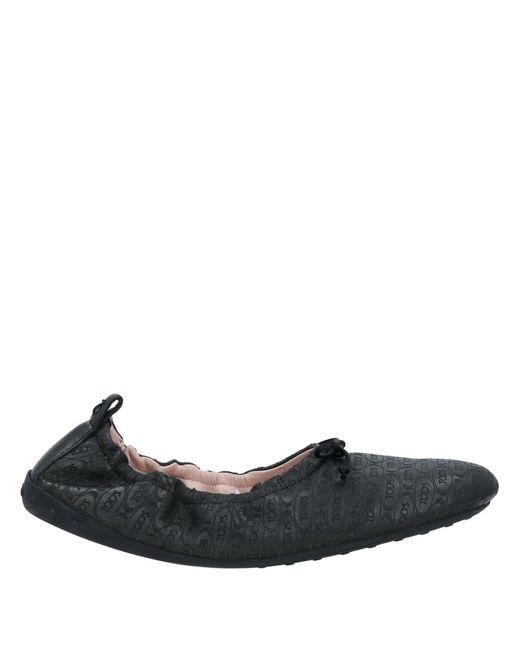 TOD'S HAPPY MOMENTS by ALBER ELBAZ Black Ballet Flats