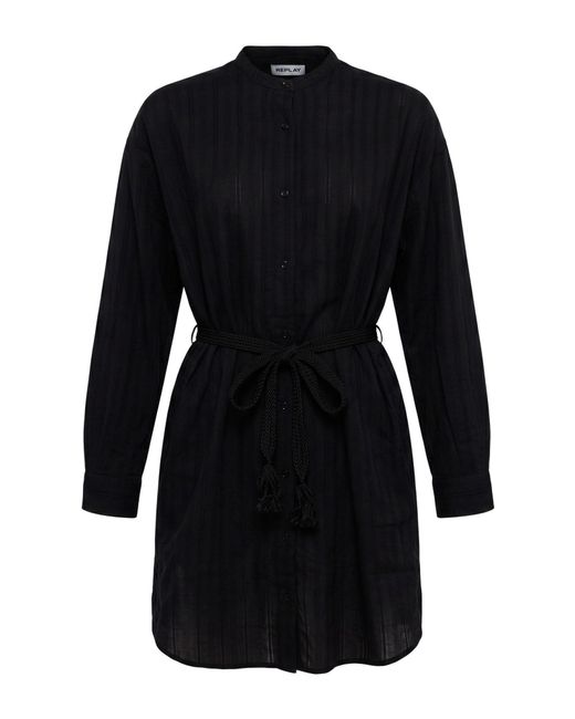 Replay Black Midi Dress