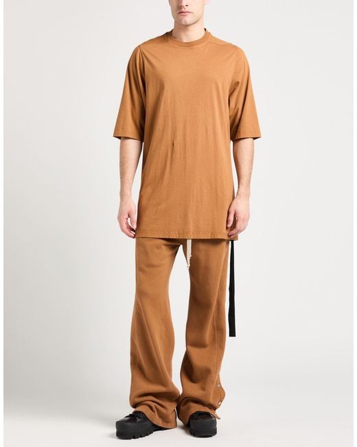 Rick Owens Brown T-Shirt for men