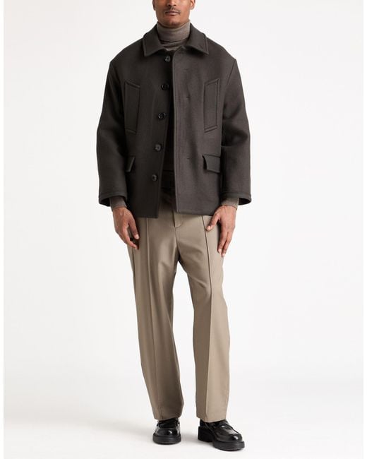 Abrigo AMI de hombre de color Black