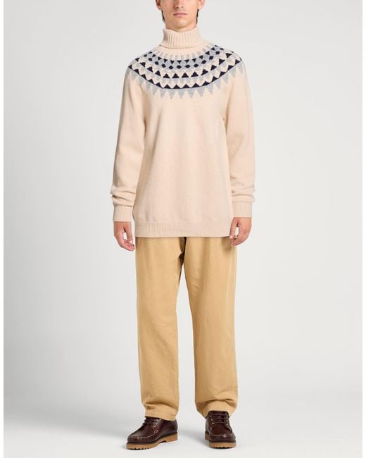 Zanone Pink Turtleneck Virgin Wool for men