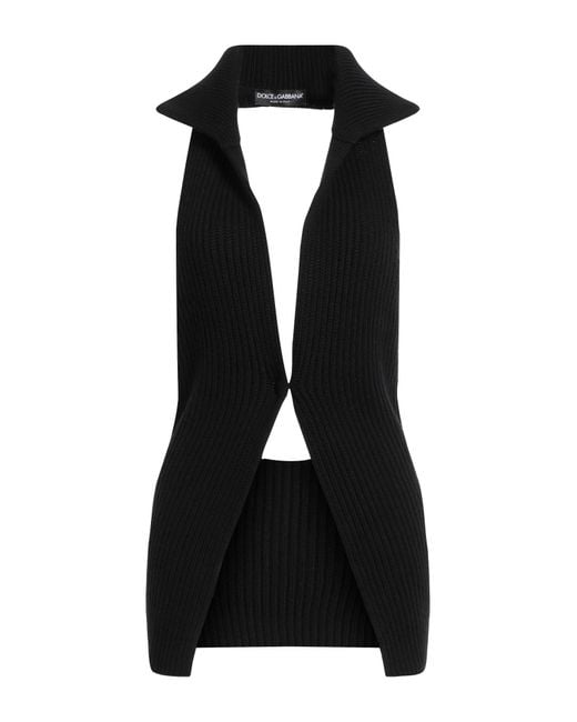 Dolce & Gabbana Black Top Virgin Wool