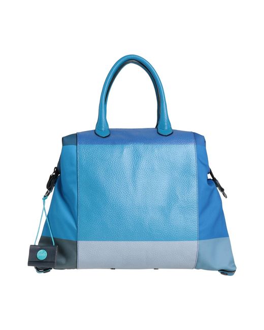 Gabs Blue G3 Pop Tg L -- Handbag Calfskin, Polyester
