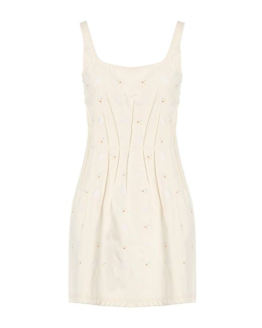 Marni Natural Mini Dresses
