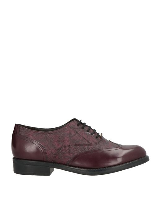 Stonefly Purple Lace-up Shoes