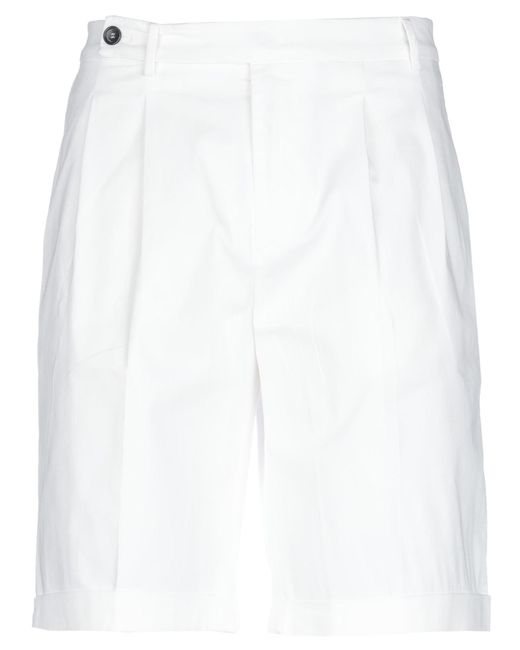 GOLDEN CRAFT 1957 White Shorts & Bermuda Shorts for men
