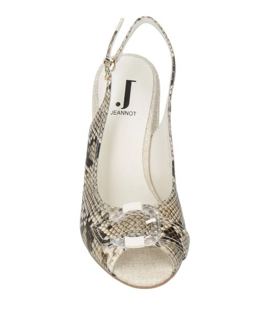 Jeannot White Sandals