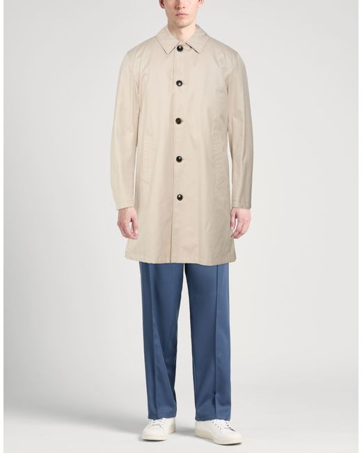 Herno Natural Rain Collection Overcoat & Trench Coat Cotton for men