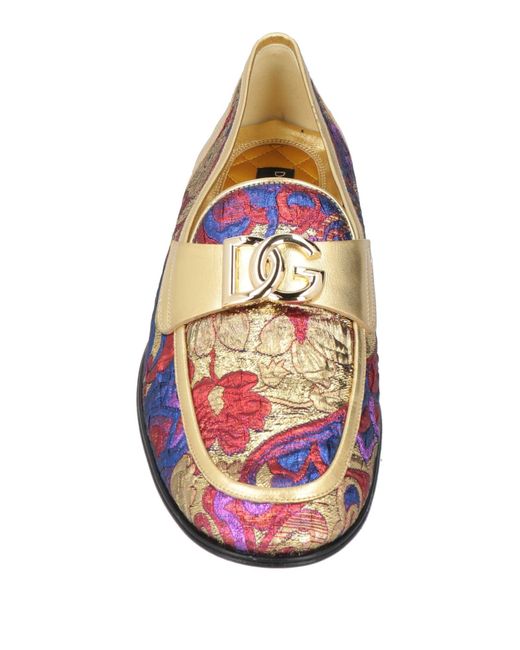 Mocasines Dolce & Gabbana de hombre de color Metallic