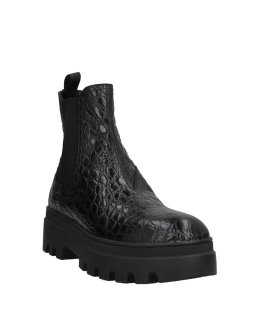 Car Shoe Black Ankle Boots