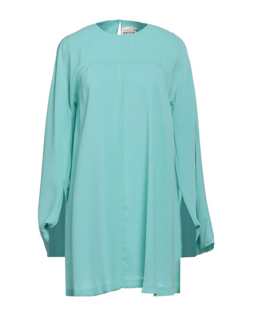 Semicouture Blue Mini Dress
