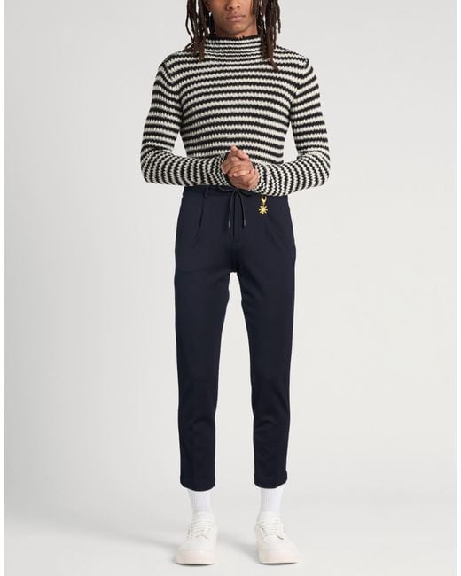 Manuel Ritz Blue Pants for men