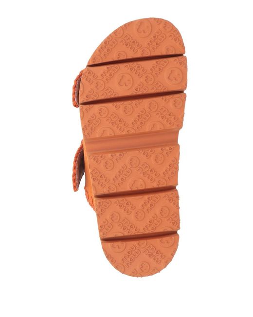 Mou Orange Sandale
