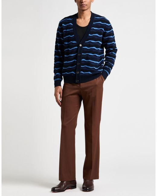 Missoni Blue Cardigan Wool for men