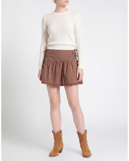 Xirena Brown Mini Skirt