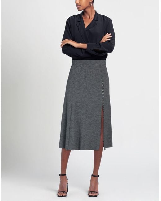 Gonna Midi di Maje in Gray