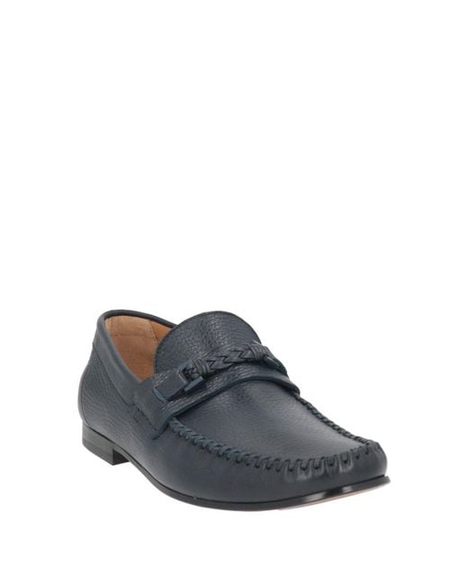 Baldinini Blue Loafers Leather for men