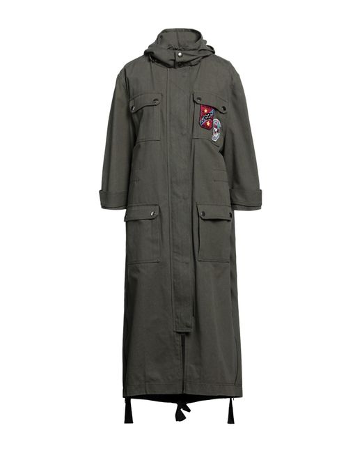 RED Valentino Gray Overcoat & Trench Coat