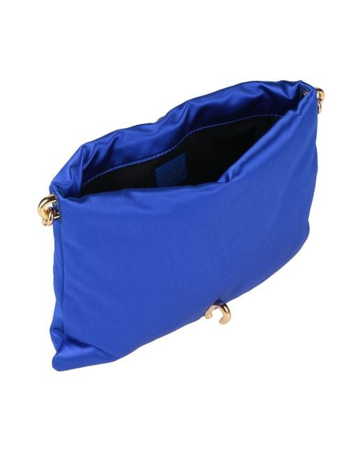 Tom Ford Blue Cross-Body Bag Viscose, Silk