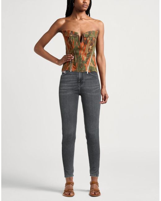Pantalon en jean DIESEL en coloris Gray