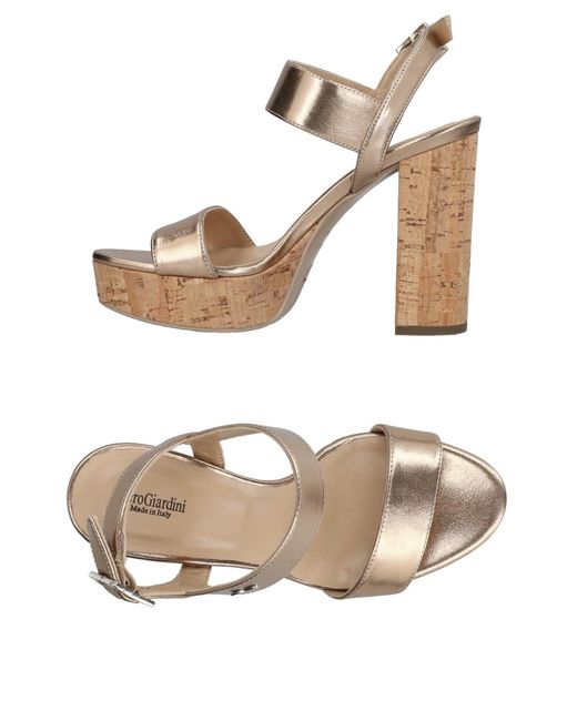 Nero Giardini Natural Sandals Synthetisches Material