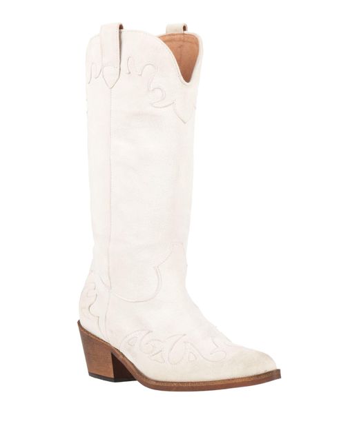 JE T'AIME White Ankle Boots