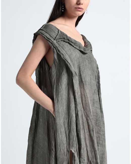 UN-NAMABLE Gray Midi Dress