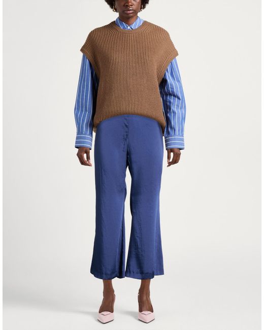 Maliparmi Blue Pants Polyester