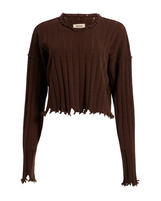 Pullover Uma Wang de color Brown
