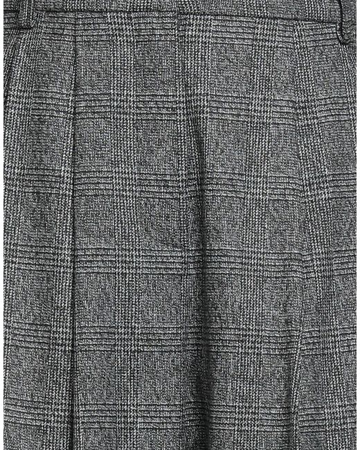 MEIMEIJ Gray Pants Polyester, Viscose, Elastane, Cotton
