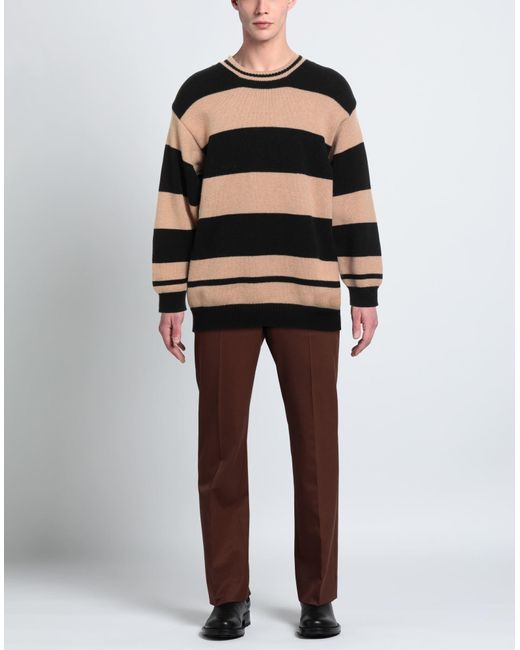 Amaranto Black Camel Sweater Wool, Cashmere for men