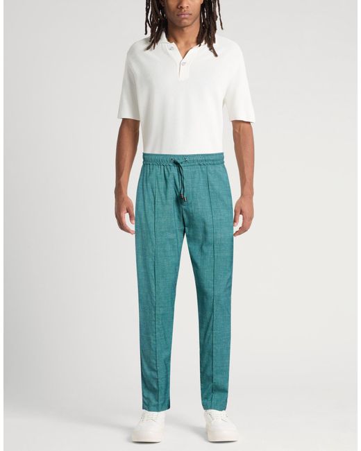 Isaia Green Trouser for men