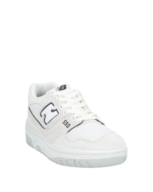 New Balance White Sneakers Leather for men