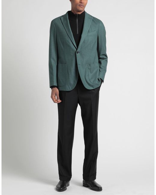 Boglioli Green Blazer for men