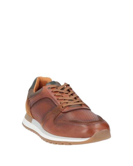 Baldinini Brown Sneakers Calfskin for men