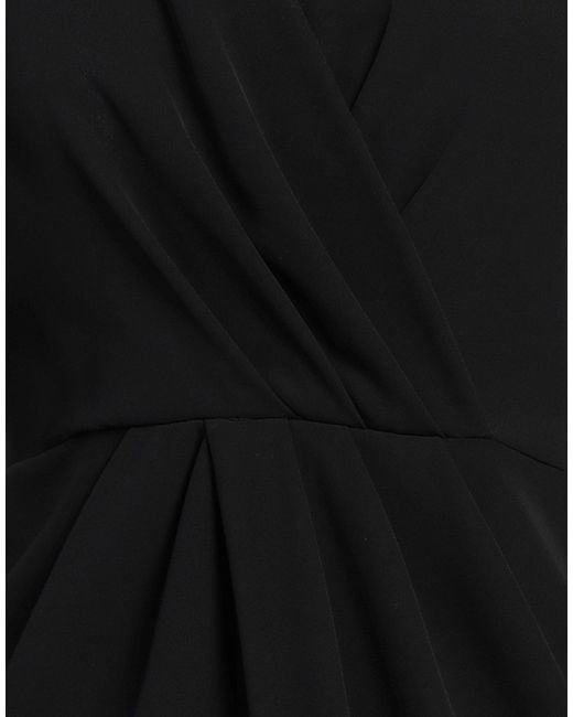 Motel Black Mini Dress Polyester, Elastane