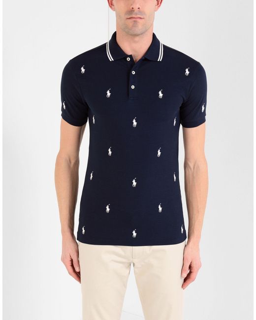 Polo Ralph Lauren Blue Polo Shirt for men