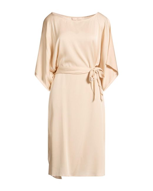 Nouvelle Silk95five Natural Mini Dress