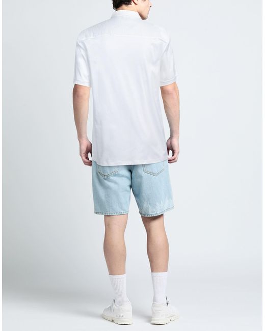 Giorgio Armani Polo Shirt in White for Men | Lyst