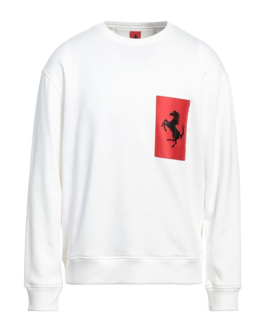 Ferrari Sweatshirt in White für Herren