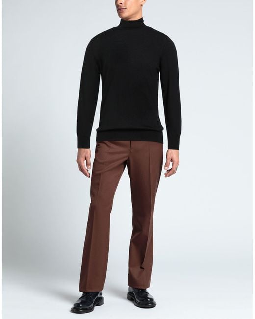 Andrea Fenzi Black Turtlenecks for men